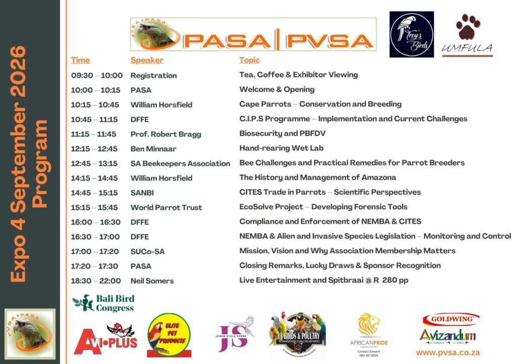PASA 4 & 5 September 2
