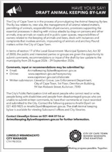 Cape legislation
