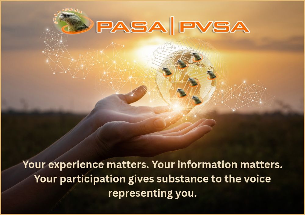 Your experience matters. Your information matters. Your participation gives substance to the voice representing you.